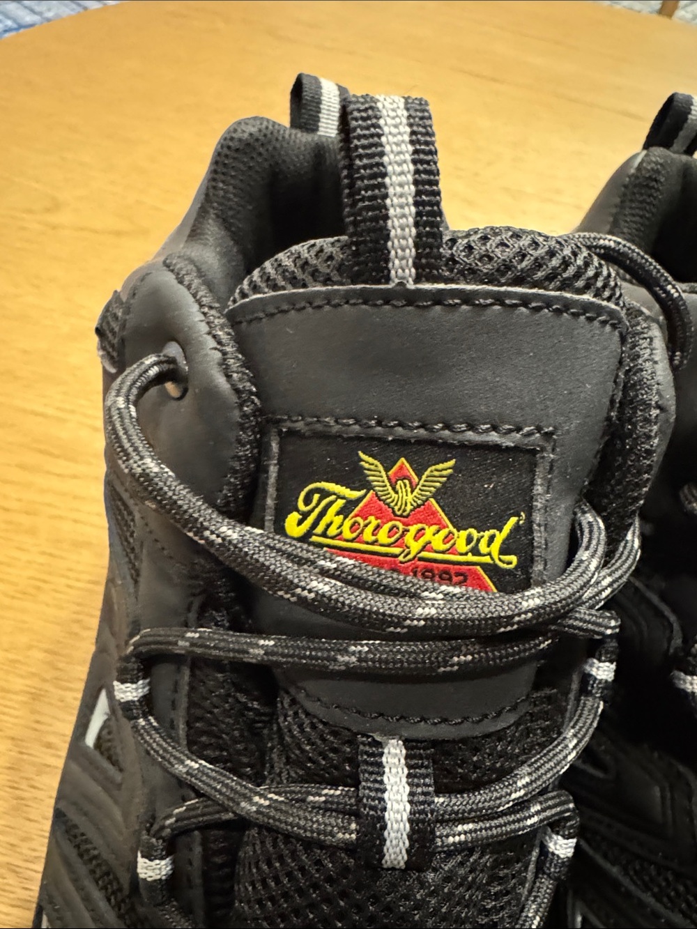 Men's All-Black Athletic Trail Sneakers - Picture 11 of 15